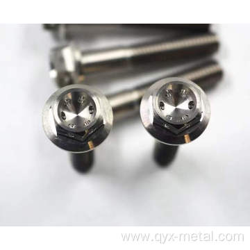High-Quality Custom Flat Head Titanium Flange Bolt